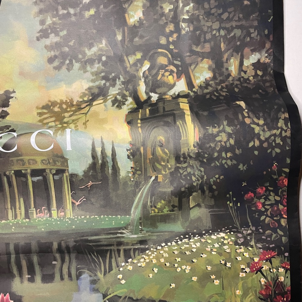 GUCCI Extra Large Shopping Bag Gift Bag 34x25 EMPTY BAG Limited Edition Bag - Picture 4 of 8